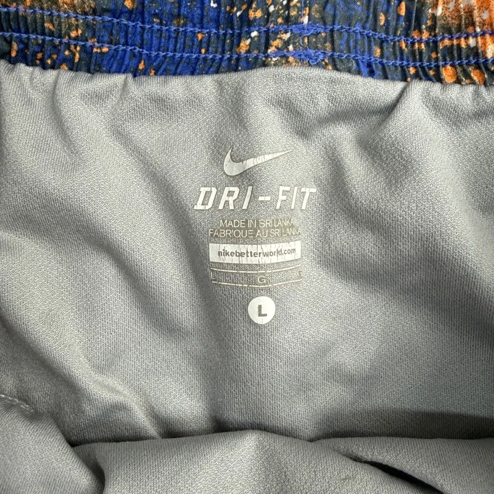 Nike (Blue) Dri-FIT Galaxy Splatter Running Shorts Kids Size L